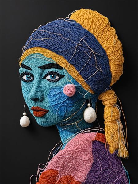 00018-20240102204642-7800-The girl with a pearl earring Yarn art style  _lora_SDXL_Yarn_Art_Style_1.0_.jpg